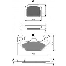 Brzdové obloženie GOLDFREN 320 S3