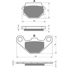 Brzdové obloženie GOLDFREN 005 S3