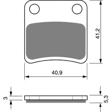Brzdové obloženie GOLDFREN 303 K5