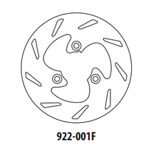 Brzdový kotúč GOLDFREN 922-001F predné 199,8 mm