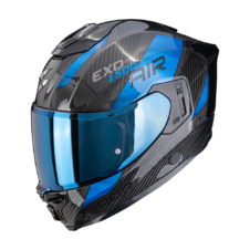Scorpion prilba EXO-1500 CARBON AIR - Platted / Black-Blue