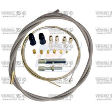 Lanko plynu univerzálne sada Venhill U01-4-100-GY 1,35 m (dvojtakt) šedá