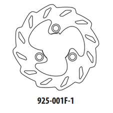 Brzdový kotúč GOLDFREN 925-001F-1 predné 180 mm