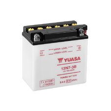 Conventional 12V battery NO ACID YUASA 12N7-3B