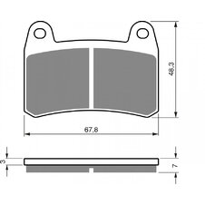 Brzdové obloženie GOLDFREN 361 S33 STREET FRONT
