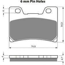 Brzdové obloženie GOLDFREN 045 S3