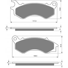 Brzdové obloženie GOLDFREN 299 AD  STREET