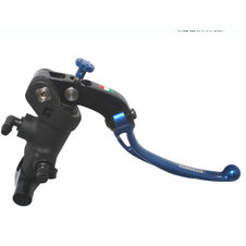 Radial brake master cylinder ACCOSSATO 19 x 17-18-19 with folding lever,blue