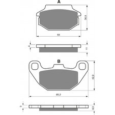 Brzdové obloženie GOLDFREN 183 K5