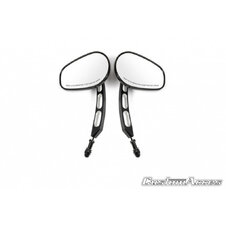 Zpätné zrkadlo CUSTOMACCES MISURI JR0017N čierna Pár