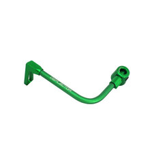 Lever guard ACCOSSATO with green hose and joint left, aluminium