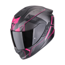 Scorpion prilba EXO-1400 EVO II AIR - Intensio / Matt Black-Pink