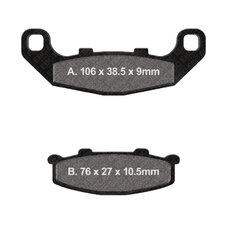 Brzdové obloženie EBC FA141