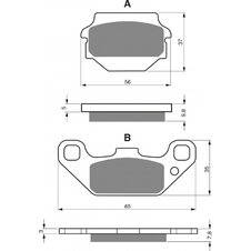 Brzdové obloženie GOLDFREN 091 S3