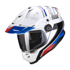 Scorpion prilba ADF-9000 AIR - Desert / White-Blue-Red