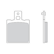 Brzdové obloženie BREMBO 07BB01SD