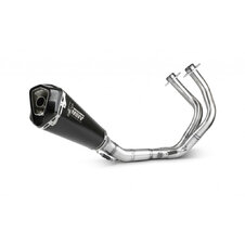 Výfuk kompletný 2x1 MIVV DELTA RACE K.044.LDRB Oceľovo čierna