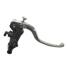 Radial brake master cylinder ACCOSSATO 19 x 18 with fixed lever,silver