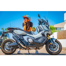 Koncovka výfuku Slip-on GPR FURORE EVO4 HON.269.FNE5 Matte Black including removable db killer and link pipe