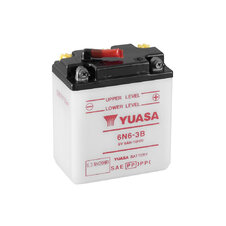 Conventional 6V battery NO ACID YUASA 6N6-3B