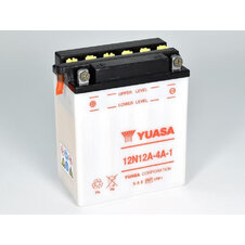 Conventional 12V battery NO ACID YUASA 12N12A-4A-1