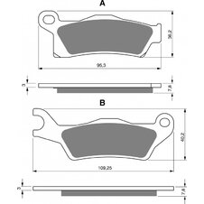 Brzdové obloženie GOLDFREN 310 S3