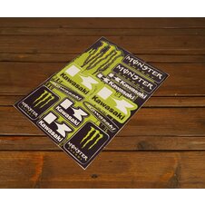 Set nálepiek A3 - Kawasaki 2