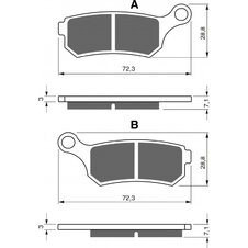 Brzdové obloženie GOLDFREN 319 S3