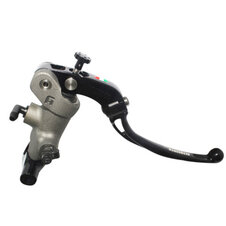 Radial brake master cylinder ACCOSSATO 19 x 18 with folding lever,black