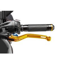 Páčka spojky bez adaptéra PUIG 270OA dlhé zlatá/modrá