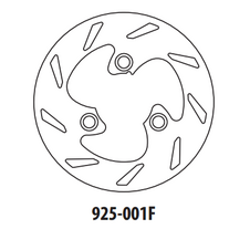 Brzdový kotúč GOLDFREN 925-001F predné 180 mm