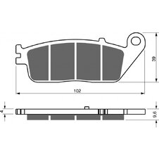Brzdové obloženie GOLDFREN 333 S3