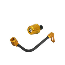 Lever guard ACCOSSATO with black hose and joint right, carbon