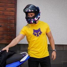 MOTEAM tričko - 2025 / Yellow-Purple