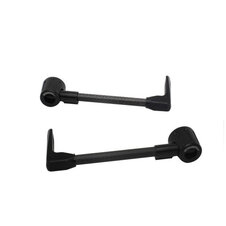 Lever guard ACCOSSATO with black hose and joint right + left , carbon
